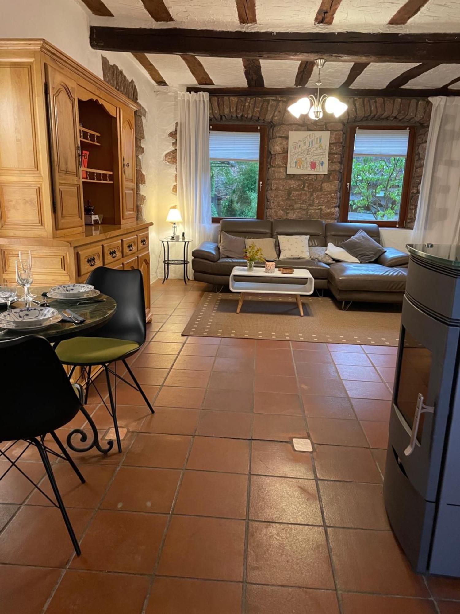 Ferienwohnung "El Patio" Am Donnersberg Dannenfels Exterior foto