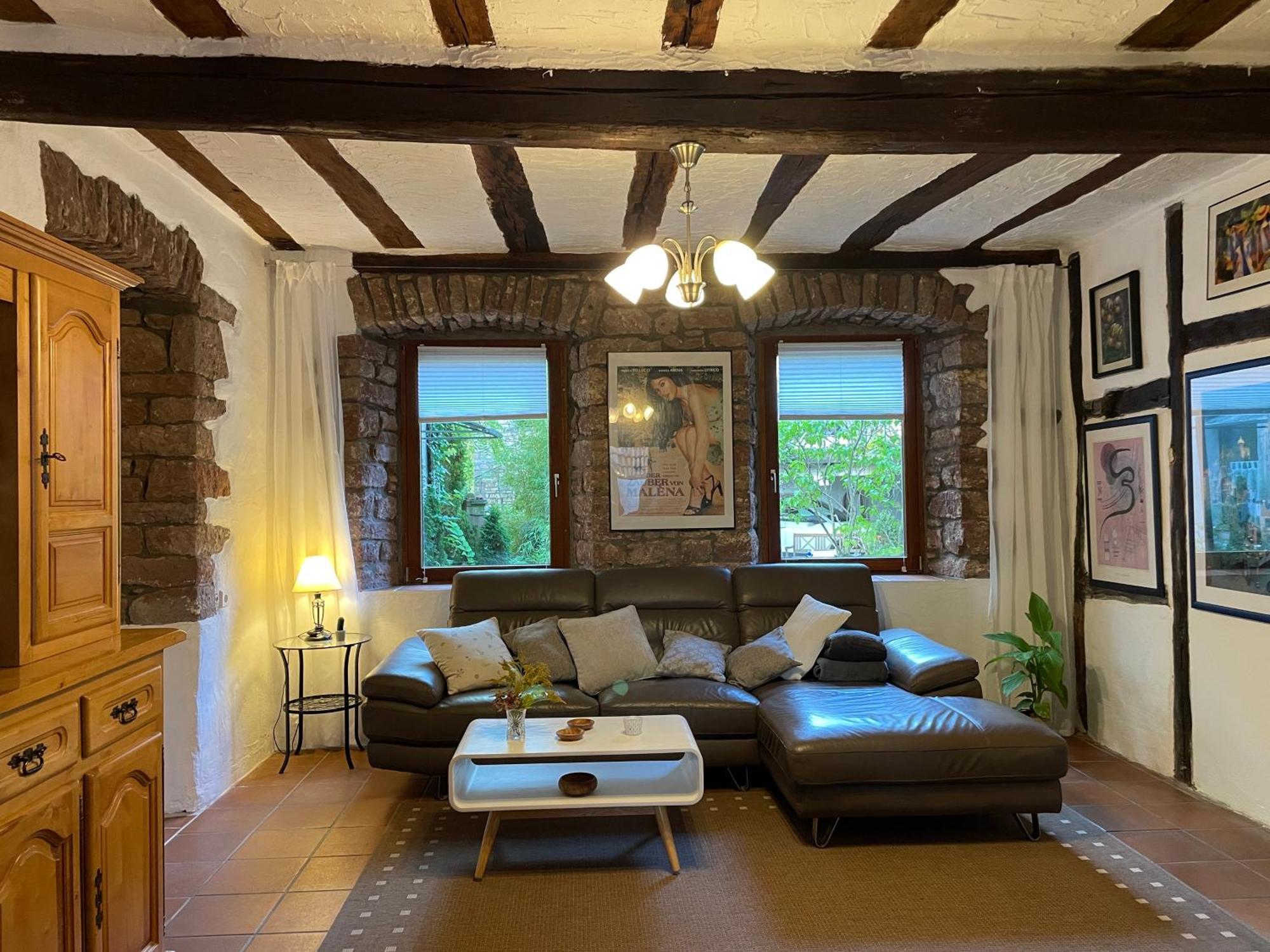 Ferienwohnung "El Patio" Am Donnersberg Dannenfels Exterior foto